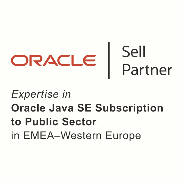 Oracle sell partner expertise in Oracle Java SE subscription to public sector in EMEA western Europe