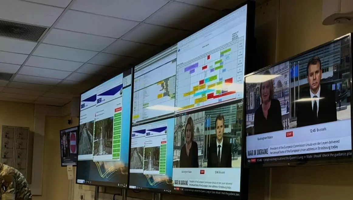 Wellington Barracks Command and Headquarters London District Operations Room image