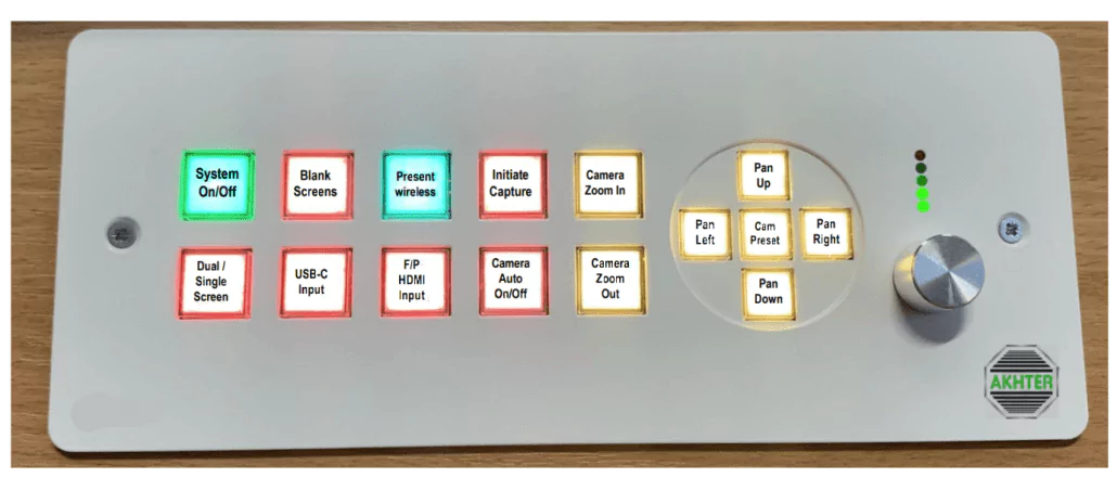 RAF St Mawgan Cinema control panel image